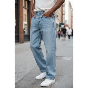 VTG Tommy Hilfiger Men's Lt. Wash Straight Leg Denim Jeans Size 31 Made in Macau